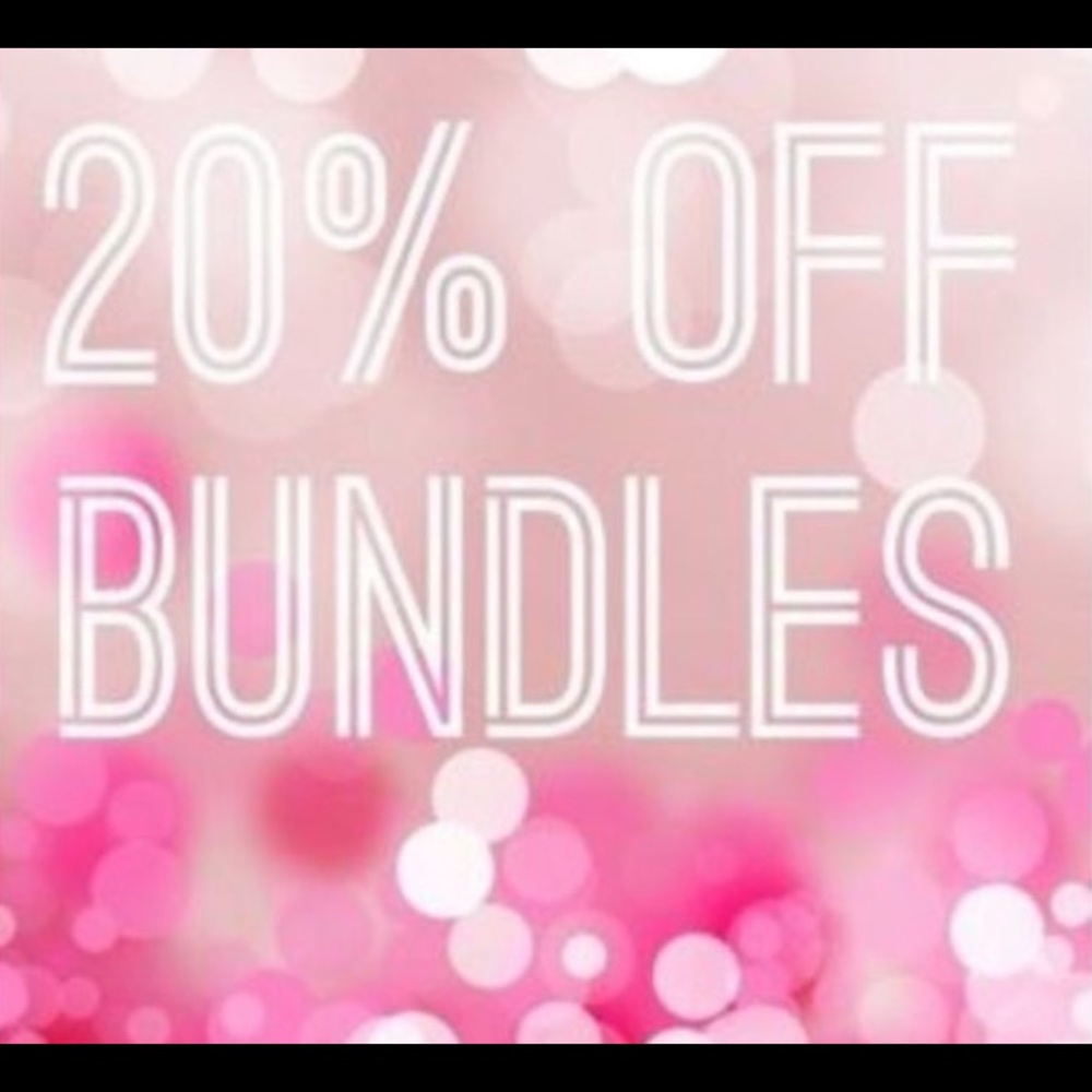 20% off bundles of two or more pieces